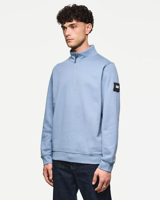 Weekend Offender Kraviz 1/4 Zip Blue Shadow