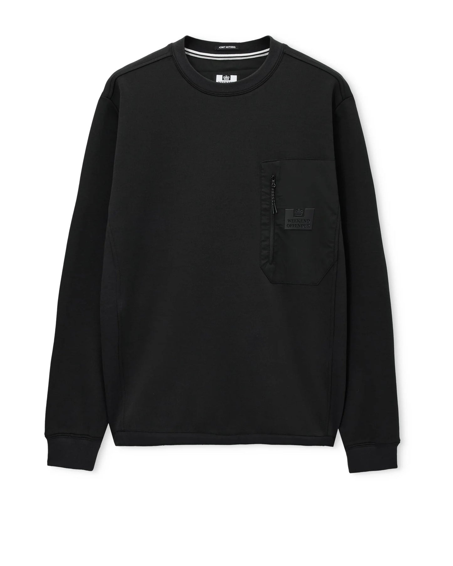 Weekend Offender Cerati Crew Sweatshirt Black