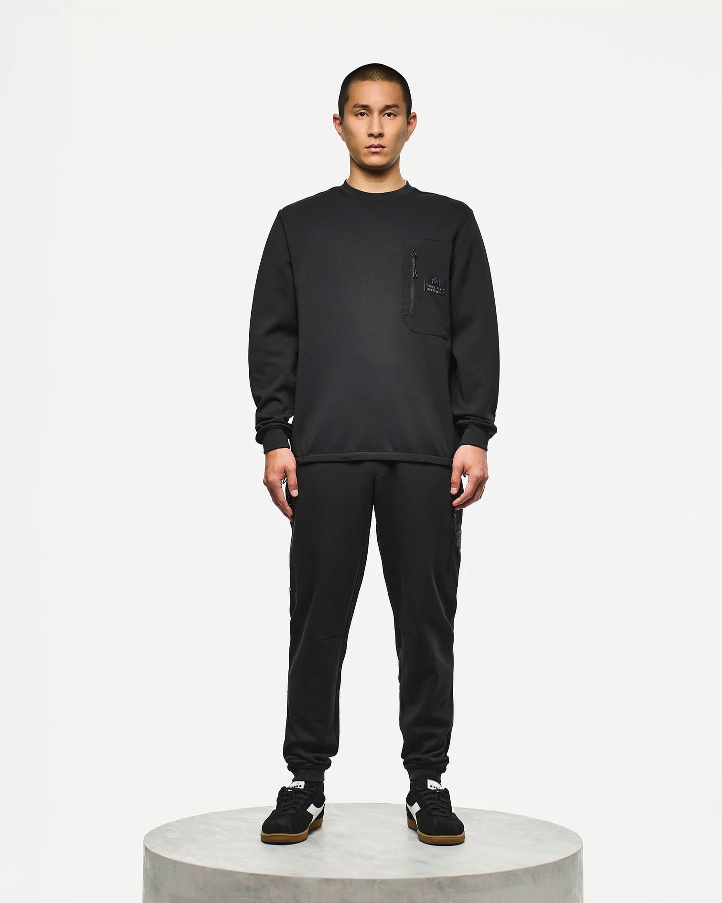 Weekend Offender Cerati Crew Sweatshirt Black