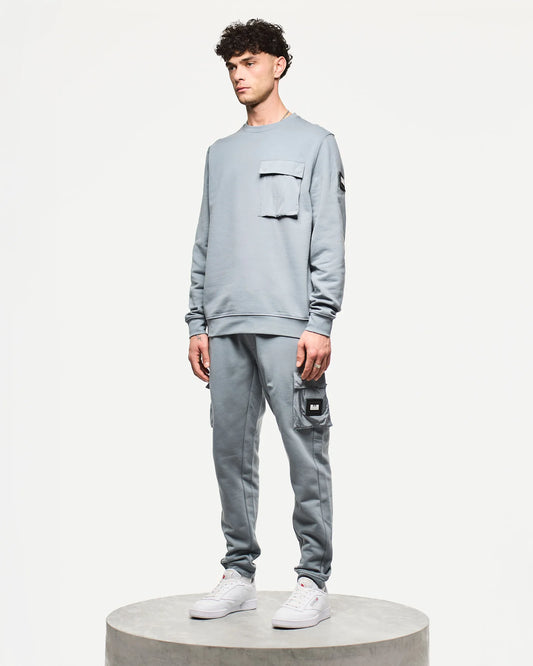 Weekend Offender Neve Crew Sweatshirt Porpoise Grey