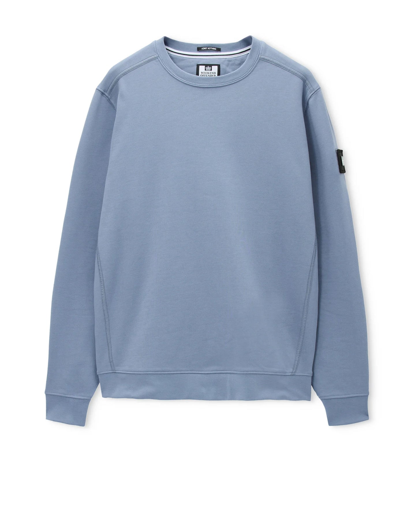 Weekend Offender Thunder Crew Sweatshirt Blue Shadow