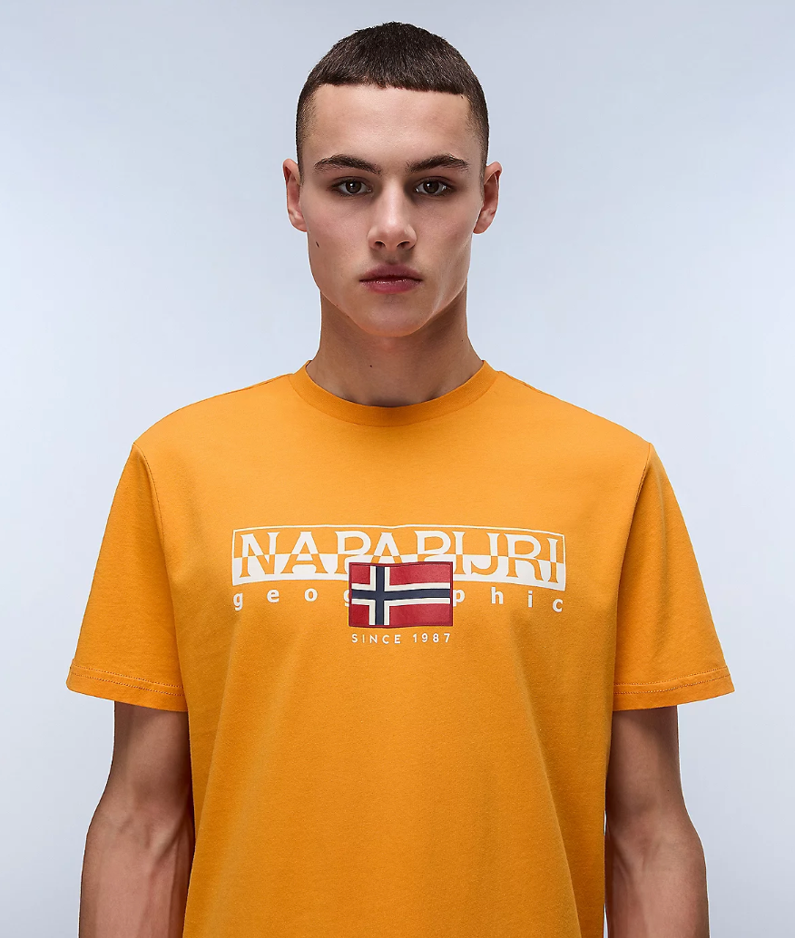 Napapijri S-AYLMER T-Shirt Apricot