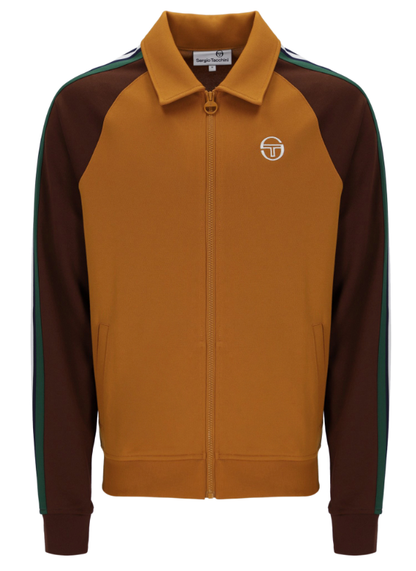 Sergio Tacchini Renshaw Track Top Pumpkin Spice/Bitter Chocolate