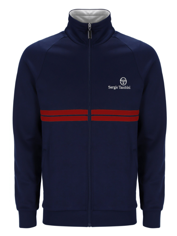 Sergio Tacchini New Dallas Track Top Maritime Blue/Adrenaline Rush