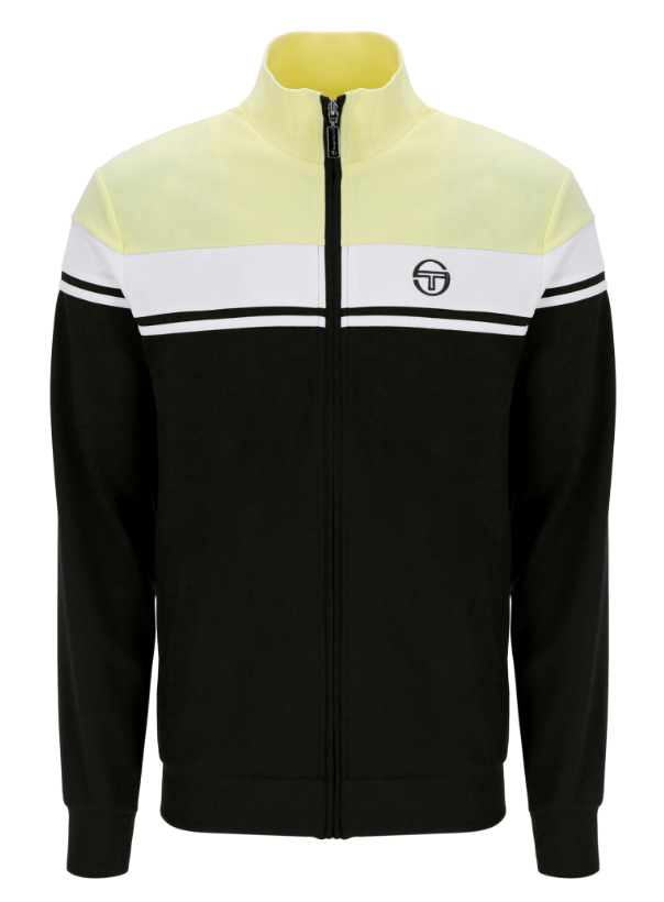 Sergio Tacchini Damarindo Track Top Wax Yellow/White/Black