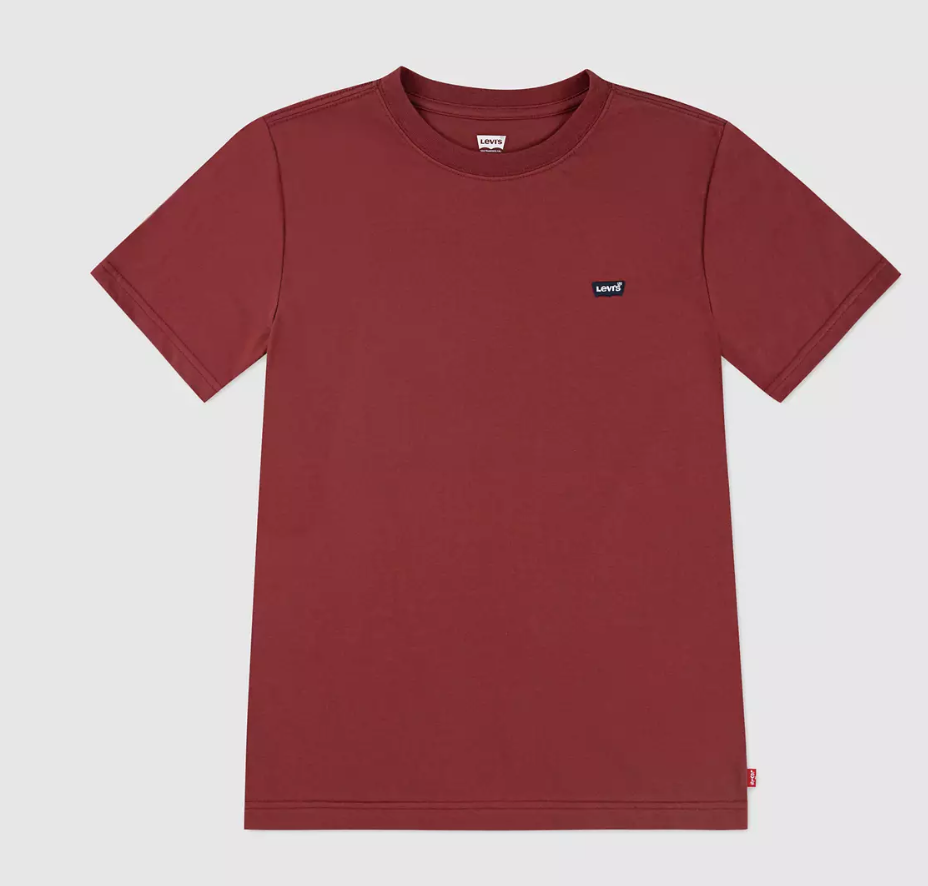 Levis Junior Small Logo T-Shirt Red Pear