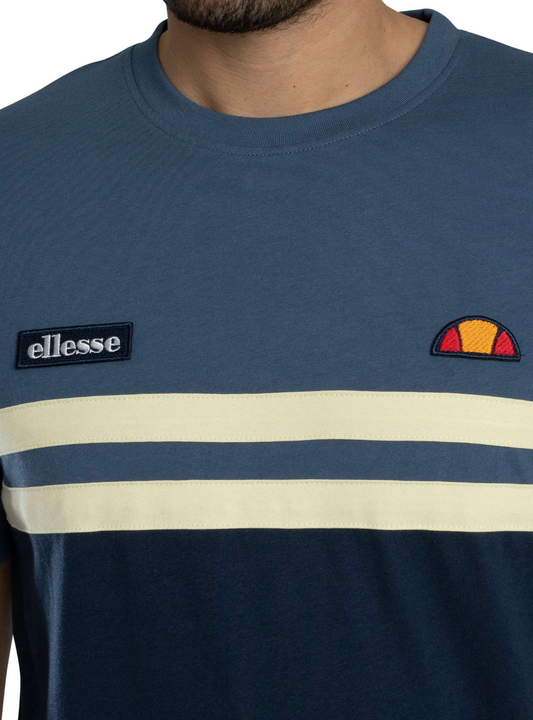 Ellesse Venire T-Shirt Navy/Light Yellow