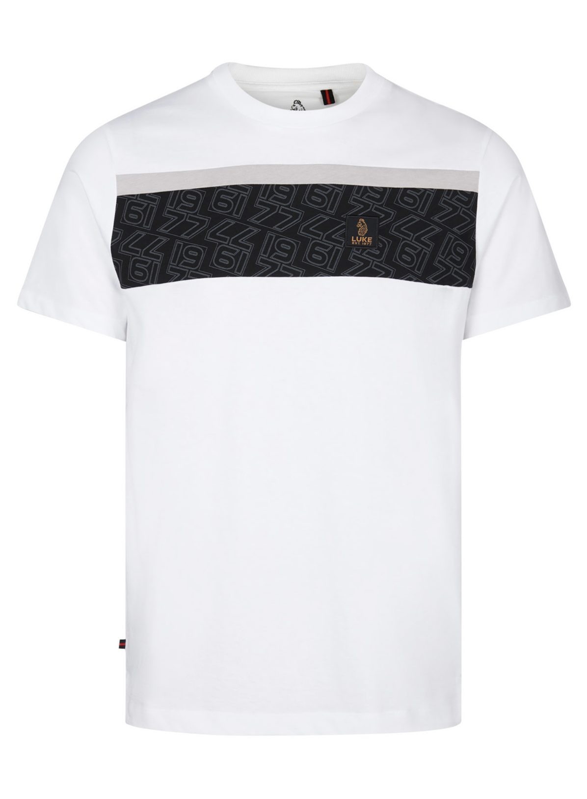 Luke 1977 Paolo Print Panel T-Shirt White
