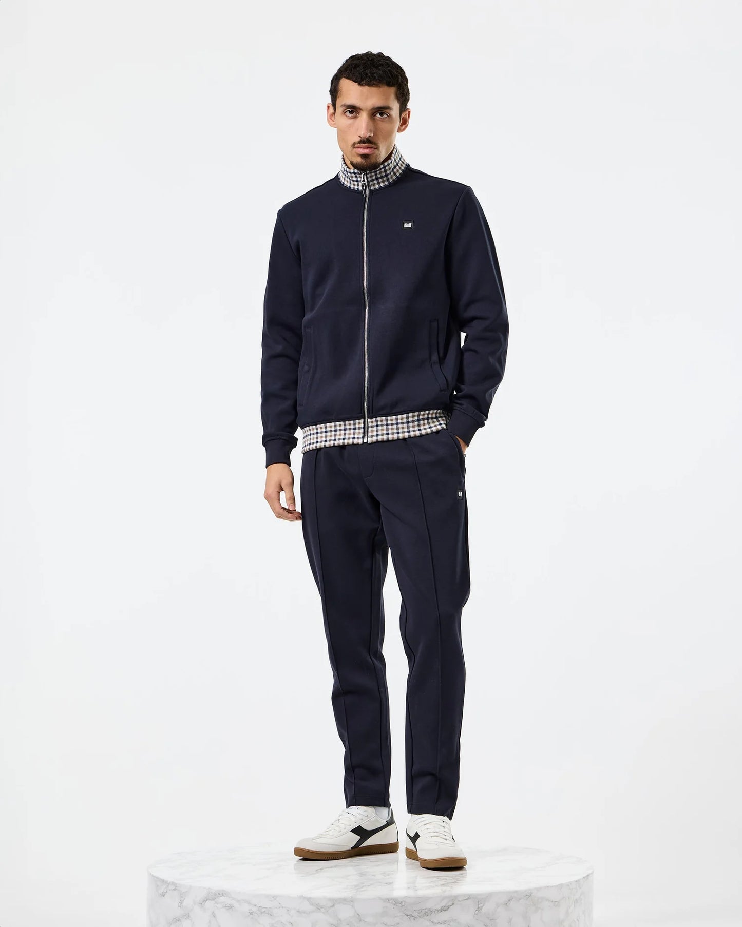 Weekend Offender Plaka Rib Track Pant Navy