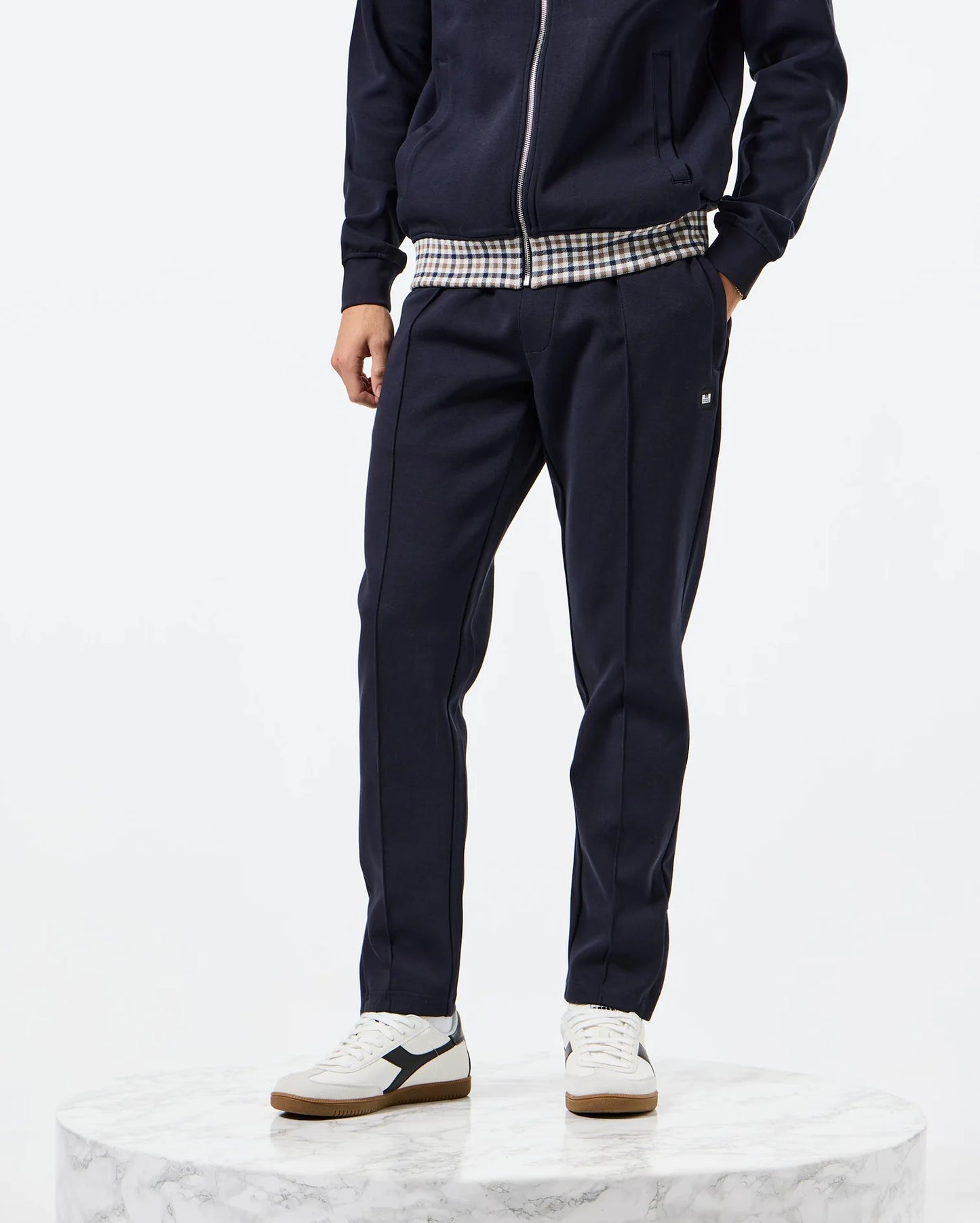 Weekend Offender Plaka Rib Track Pant Navy