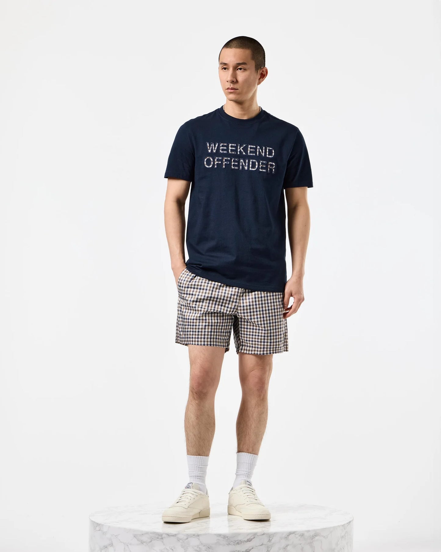Weekend Offender Varadero House Check Short Mid House