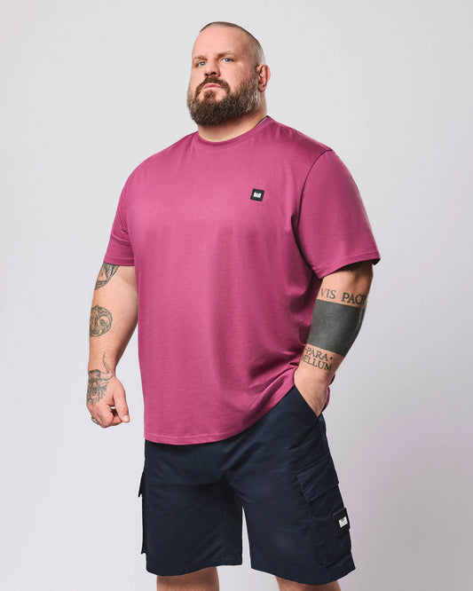 Weekend Offender Plus Size Brooklands T-Shirt Kirsch