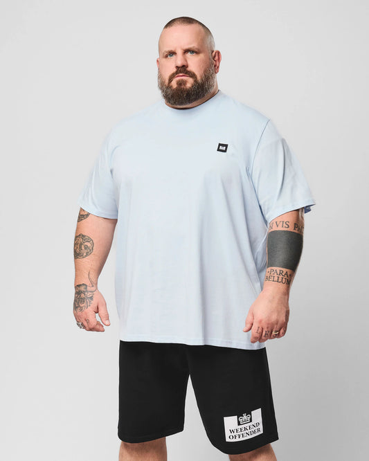 Weekend Offender Plus Size Brooklands T-Shirt Sky