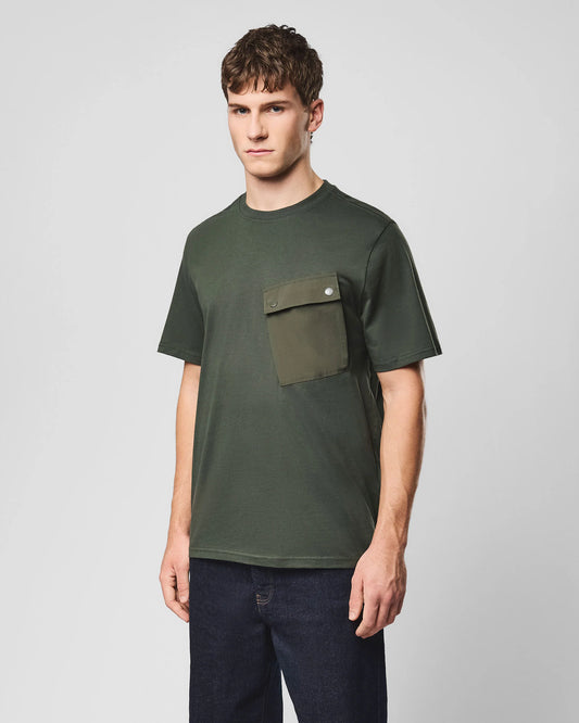 Weekend Offender Adrar T-Shirt Black Forest Green