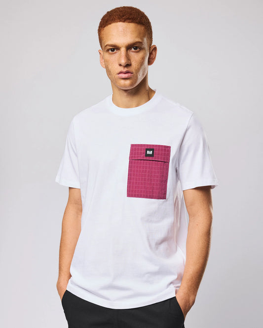 Weekend Offender Stiniva T-Shirt White/Kirsch