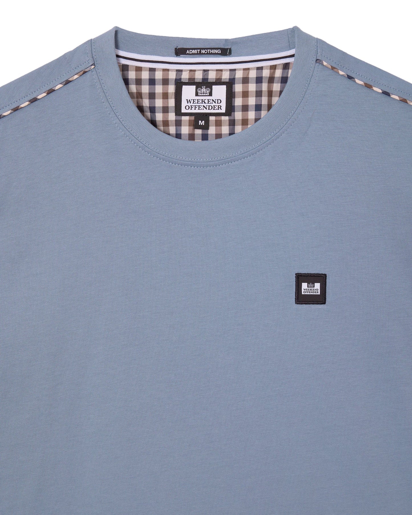 Weekend Offender Plus Size Manuel T-Shirt Blue Shadow