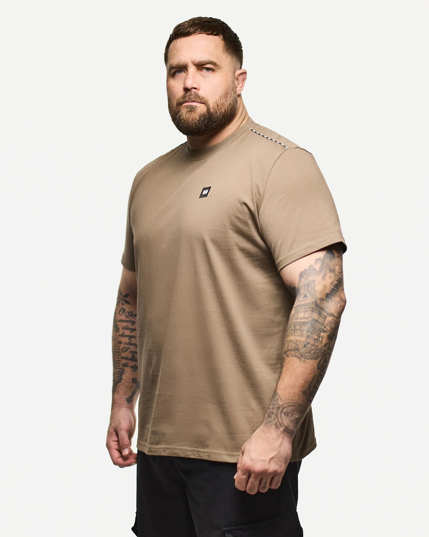 Weekend Offender Plus Size Manuel T-Shirt Tobacco Brown