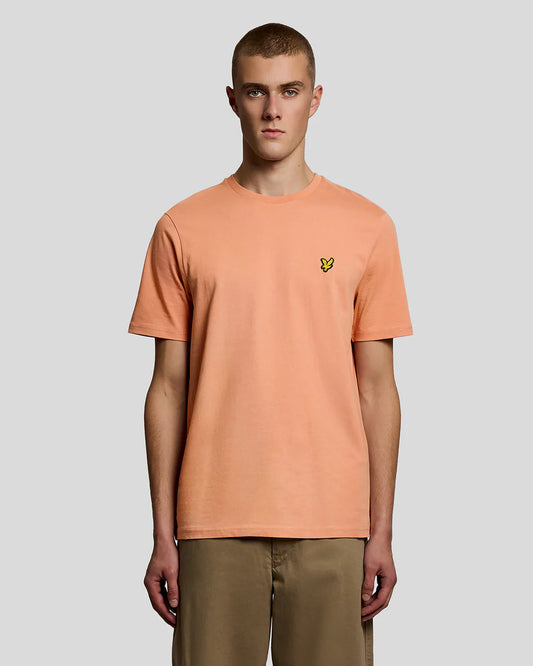 Lyle & Scott Cotton Crew Neck T-Shirt Terracotta Pot