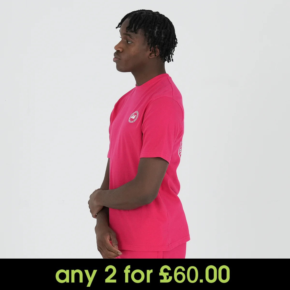 Peaceful Hooligan Civ Uni T-Shirt Virtual Pink