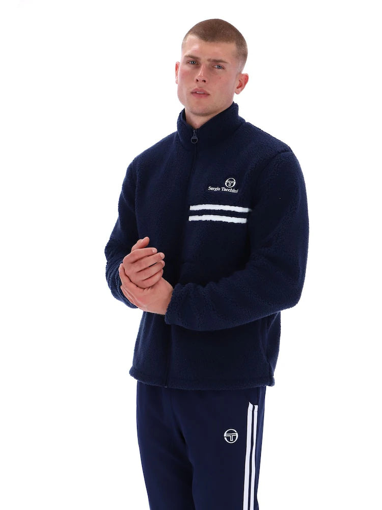 Sergio Tacchini New Supermac Borg Fleece Maritime Blue/White