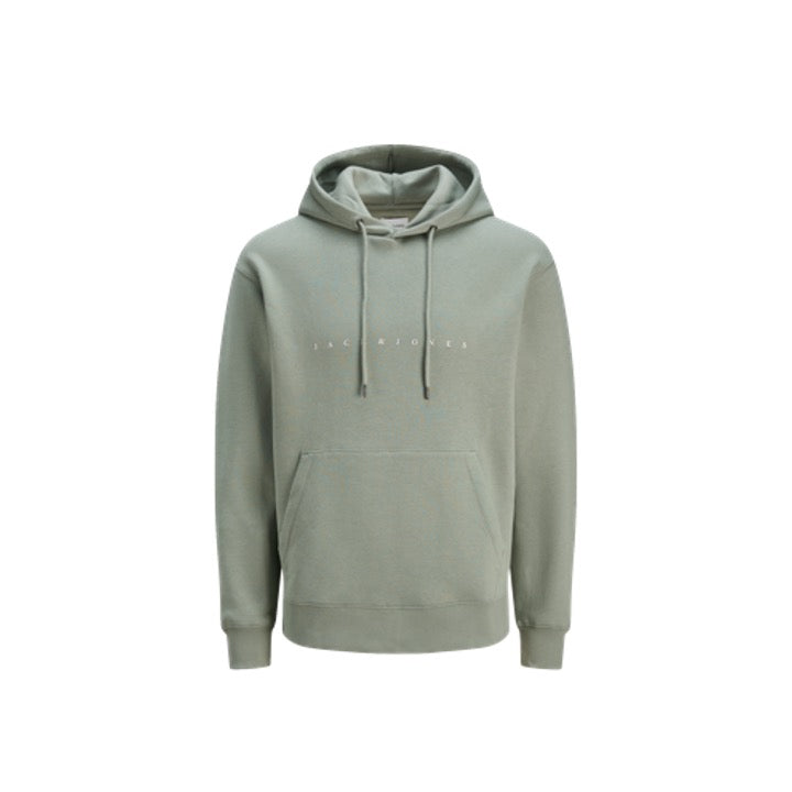 Jack & Jones STAR Sweat Hood Iceberg Green