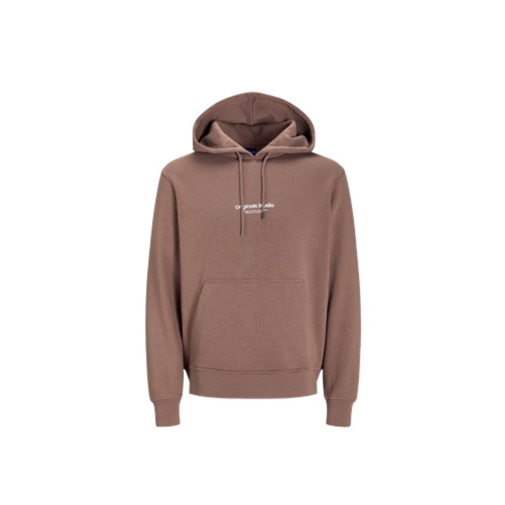 Jack & Jones JORVESTERBRO Sweat Hood Deep Taupe