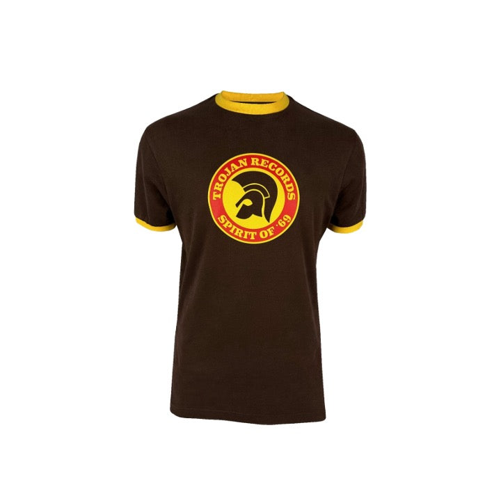 Trojan Spirit Of '69 Logo T-Shirt Chocolate