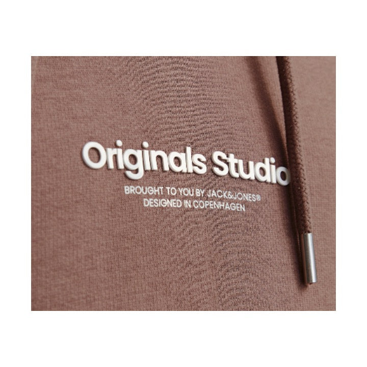 Jack & Jones JORVESTERBRO Sweat Hood Deep Taupe