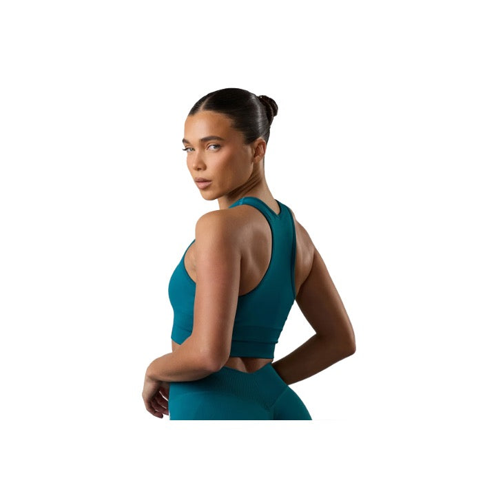 Gym King Ladies Elevate Seamless Tank Deep Pine