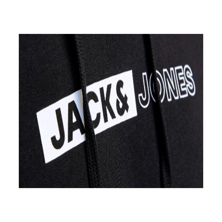 Jack & Jones CORP Play Sweat Hood Black