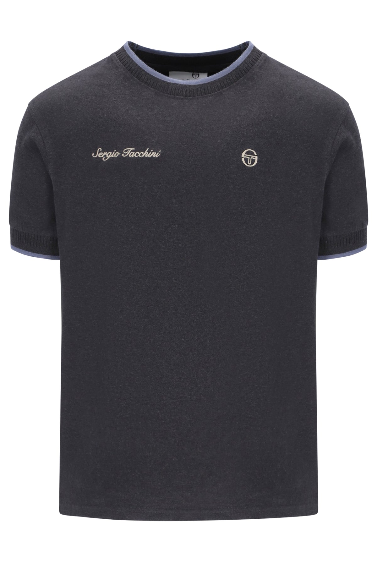 Sergio Tacchini Conte T-Shirt Charcoal Marl