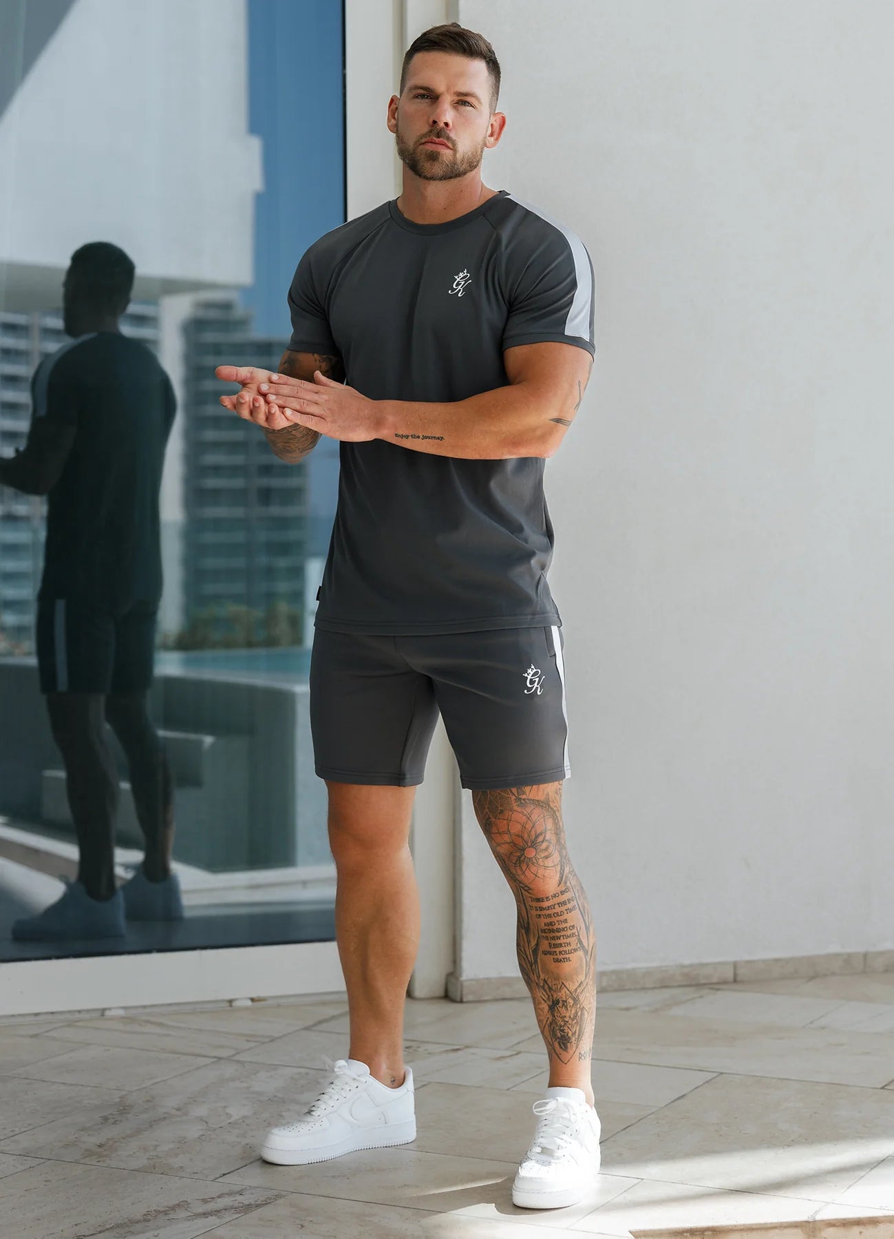 Gym King Core Plus Short Graphite