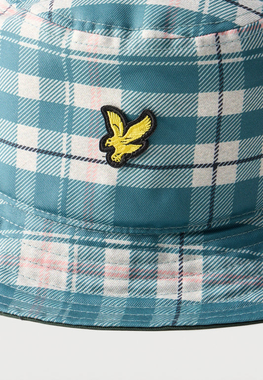 Lyle & Scott Tartan Bucket Hat Everglade