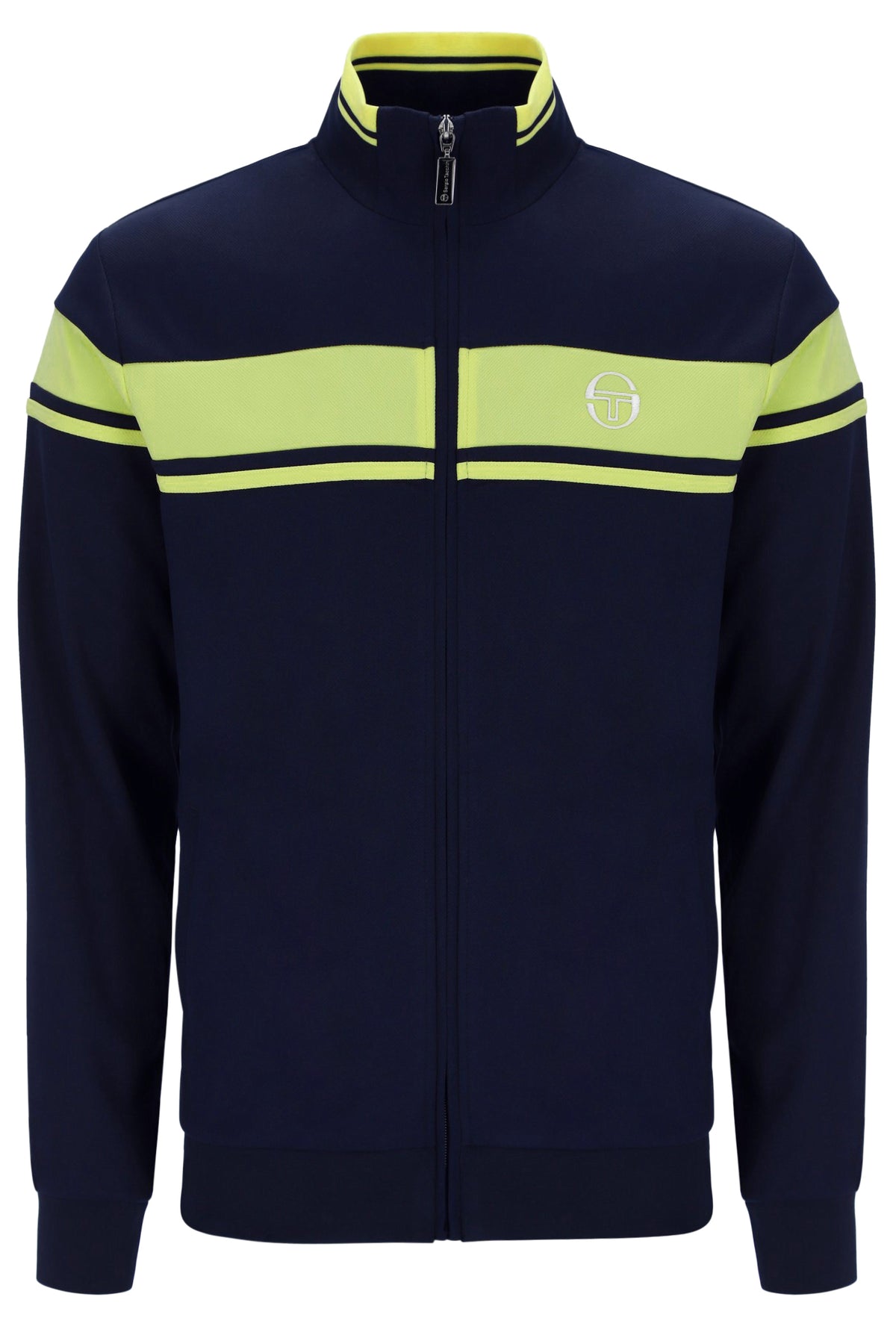 Sergio Tacchini Damarindo Track Top Maritime Blue/Celery Green