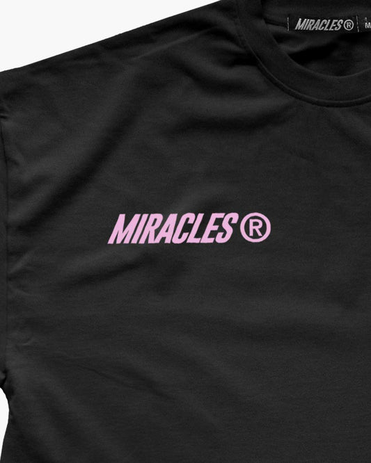 Miracles Drip T-Shirt Black