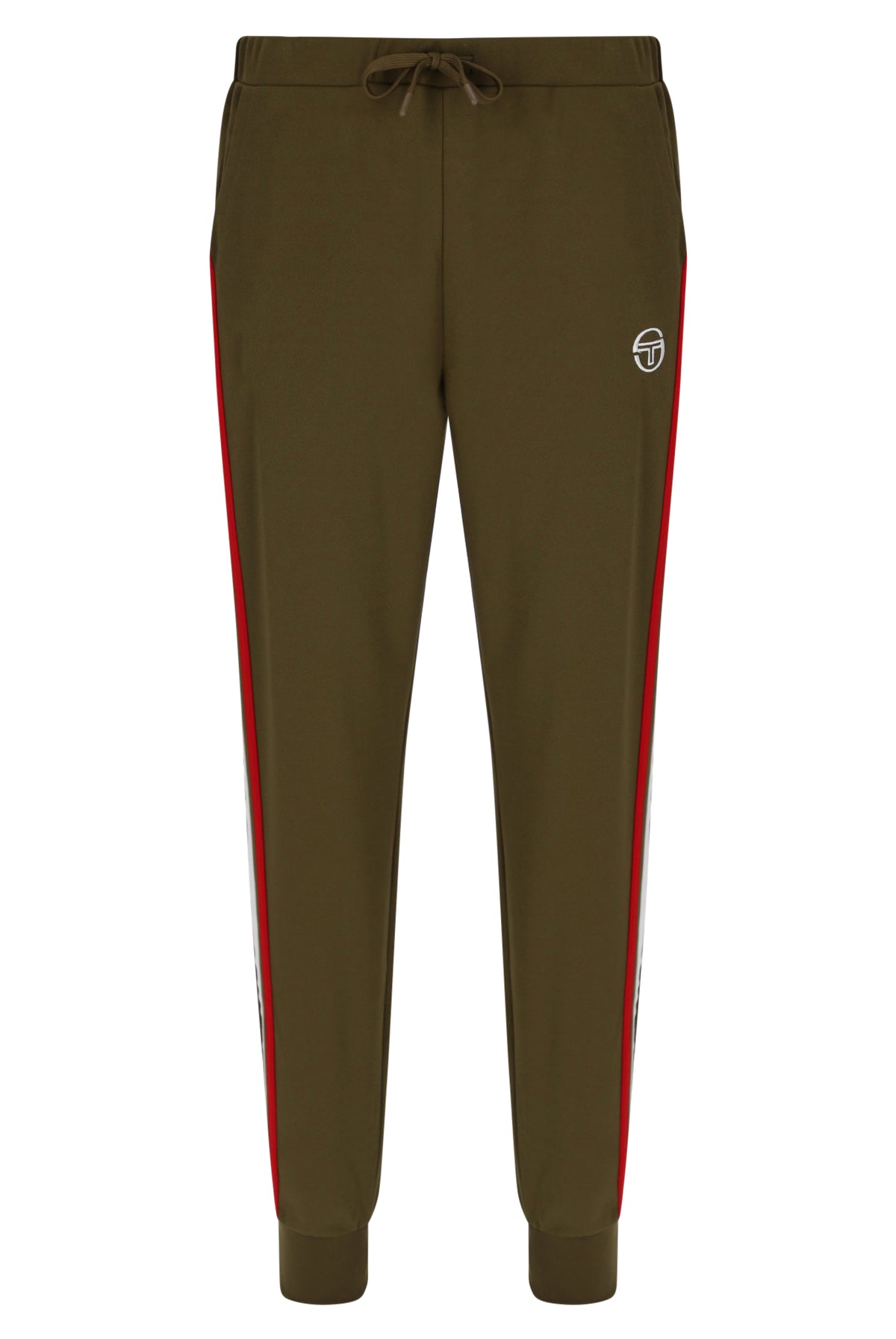 Sergio Tacchini Damarindo Track Pant Dark Olive/Adrenaline Rush/Gardenia