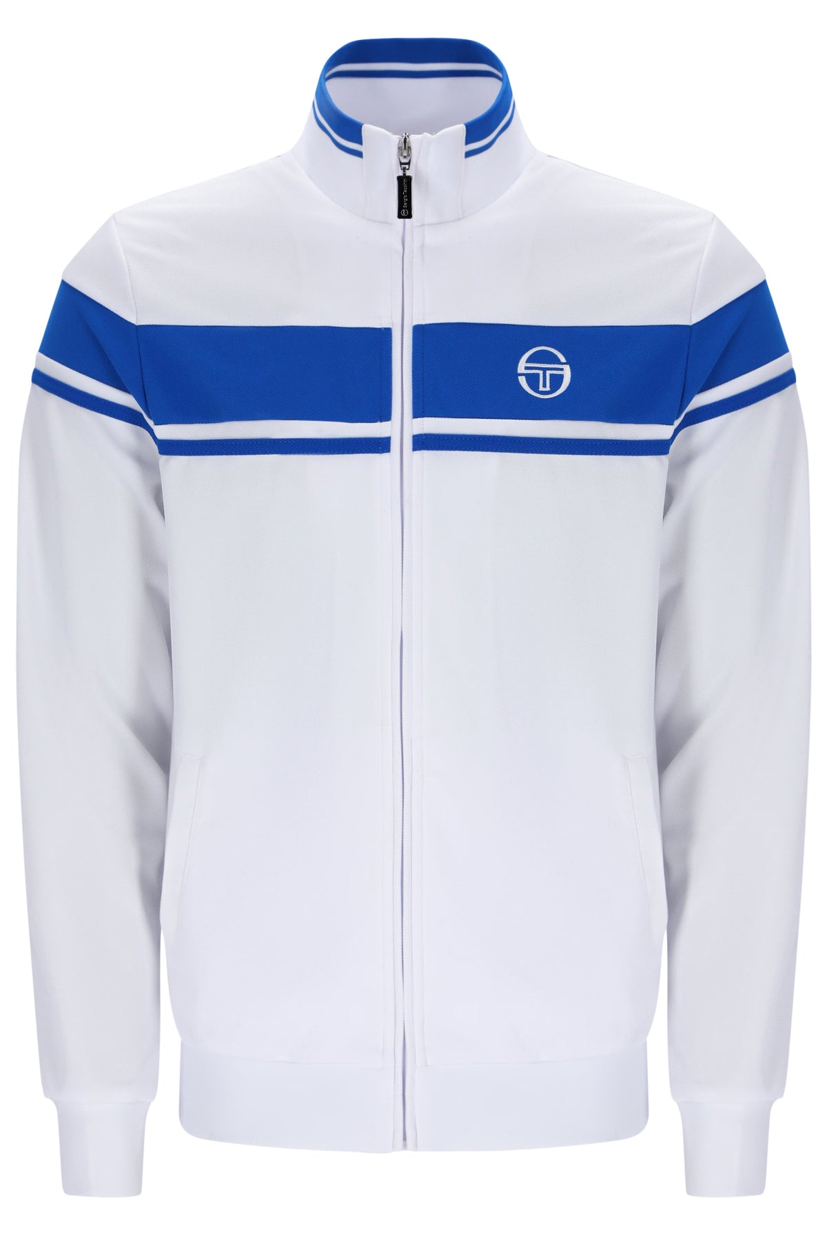 Sergio Tacchini Damarindo Track Top White/Princess Blue