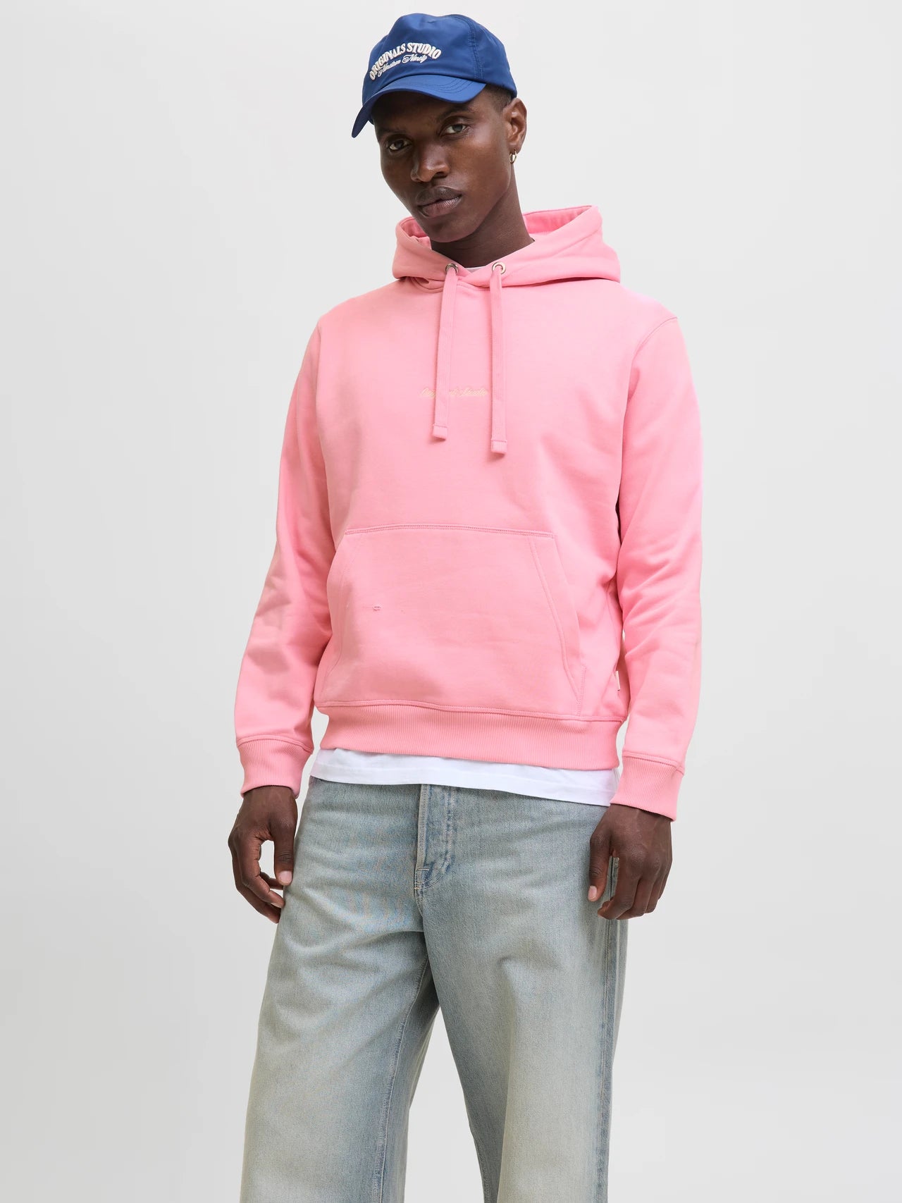 JACK & JONES JORNORREBRO EMB Sweat Hoodie Prism Pink