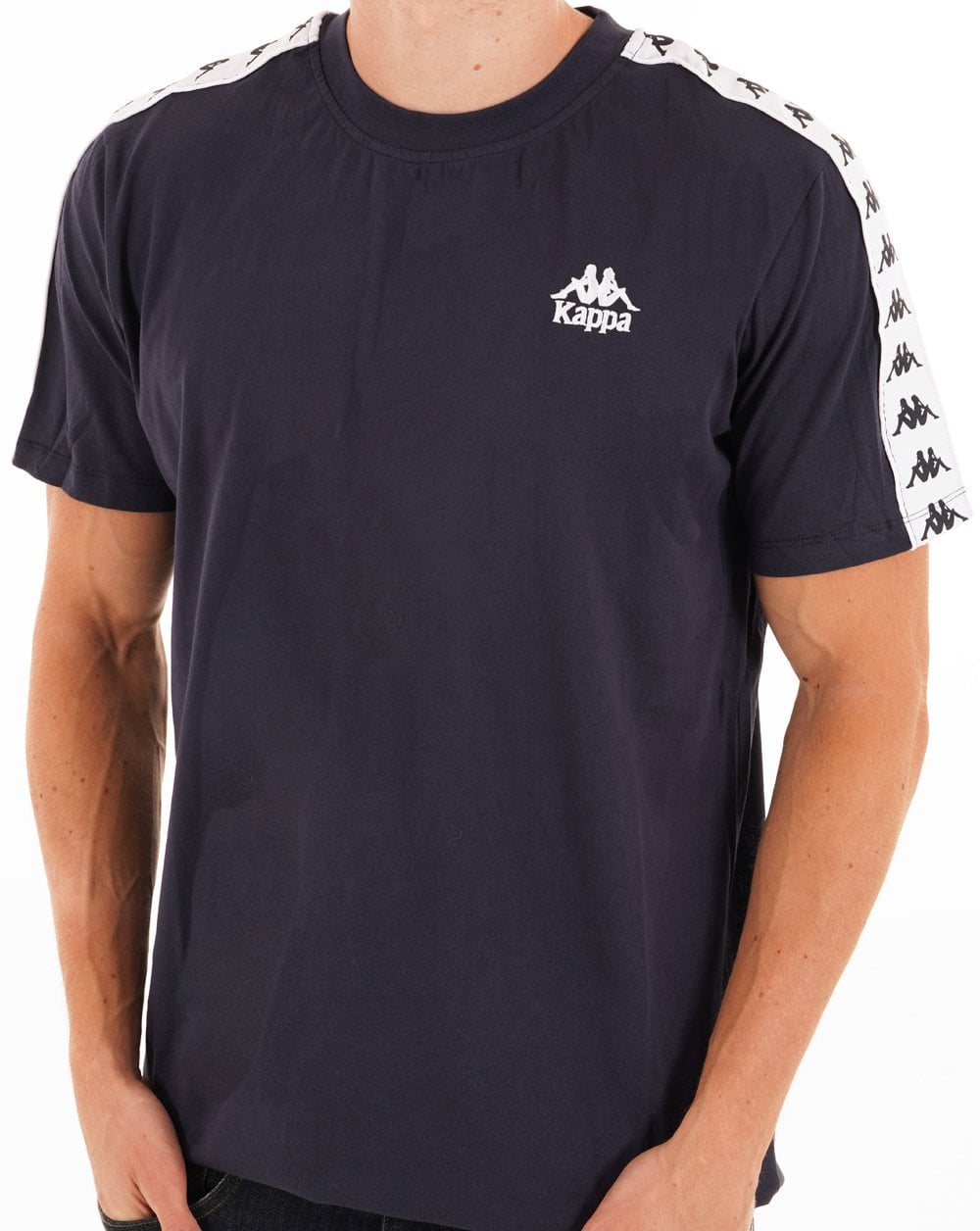 Kappa Umara T Shirt Navy Blue/White