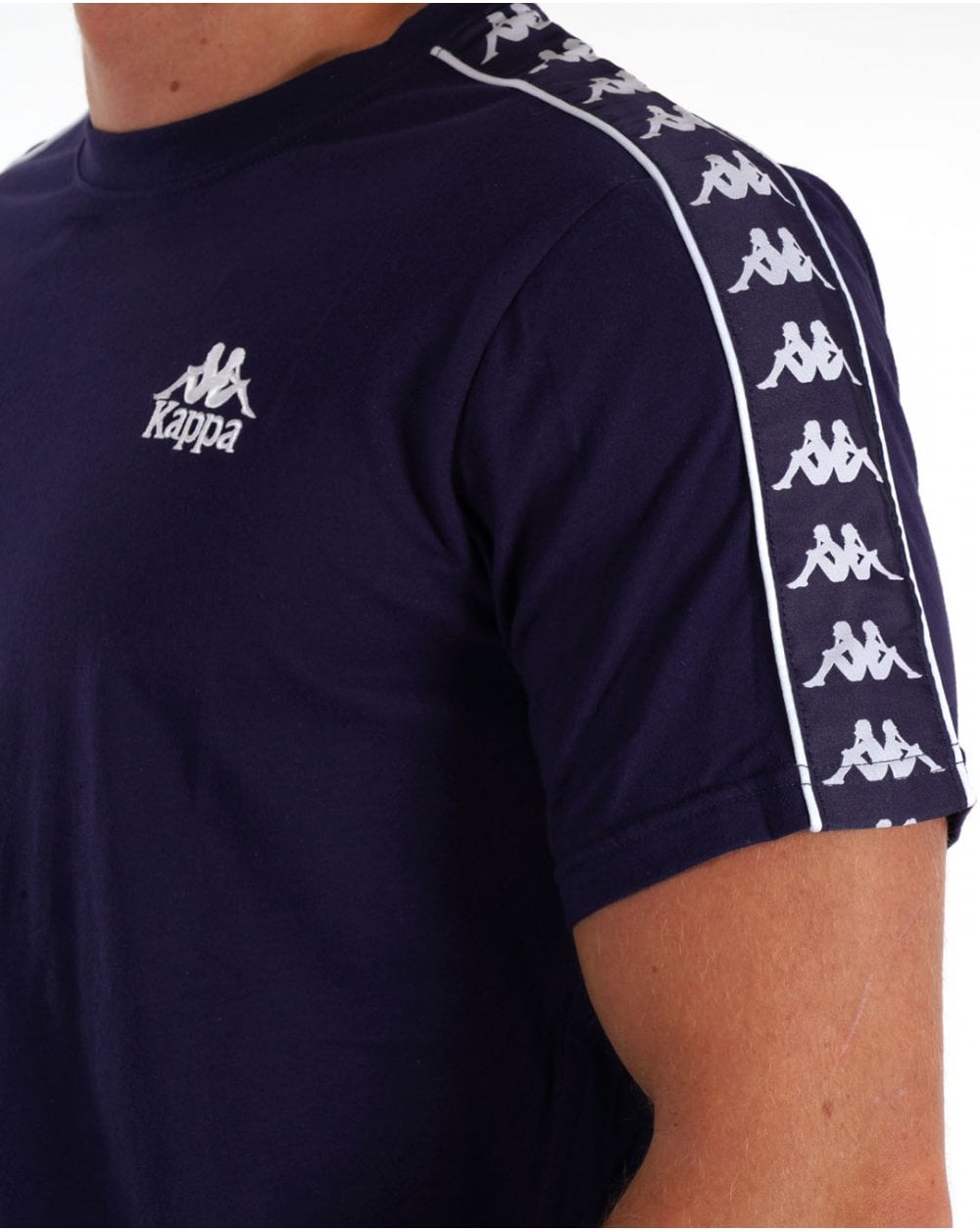 Kappa T-Shirt Blue Evening/White