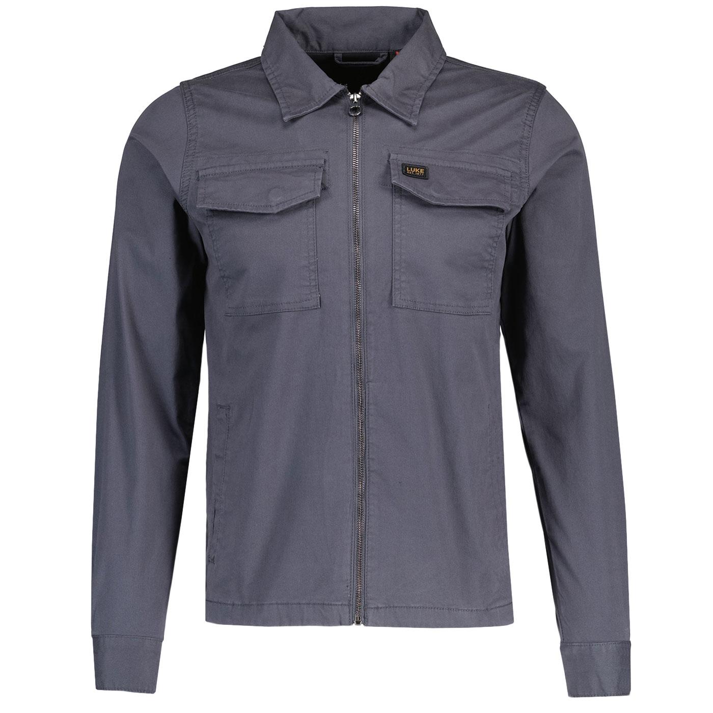 Luke 1977 Corinth Shacket Charcoal