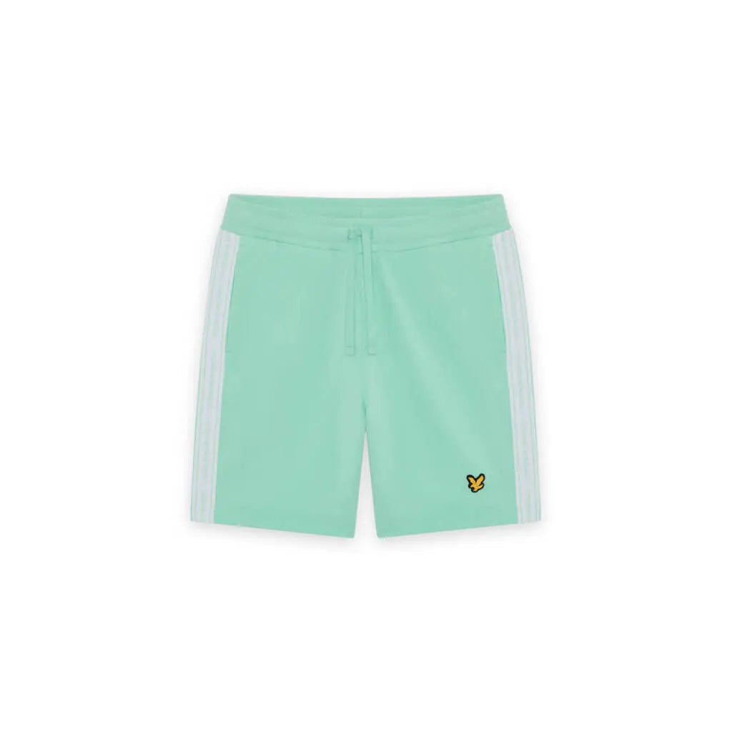 Lyle & Scott Jacquard Tape Shorts Cool Mint