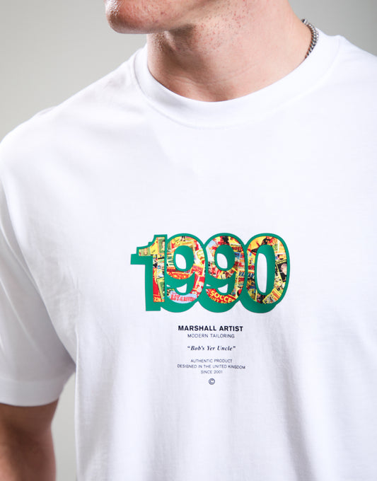 Marshall Artist Bobs Yer Uncle T-Shirt White