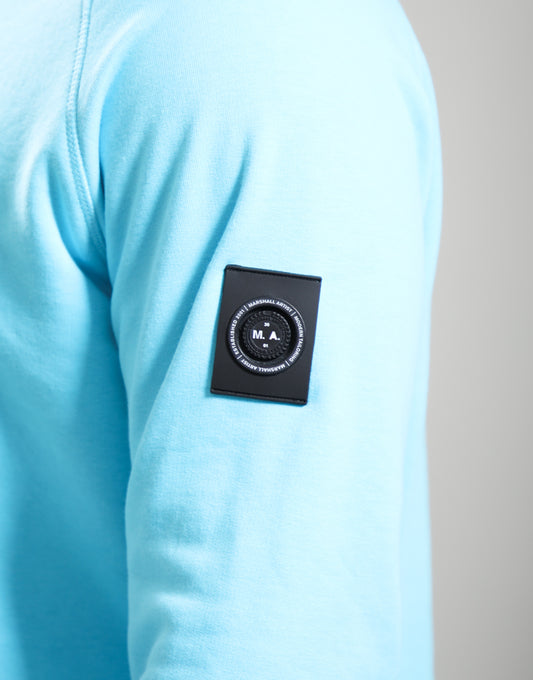 Marshall Artist Siren Crew Neck Sweat Cyan