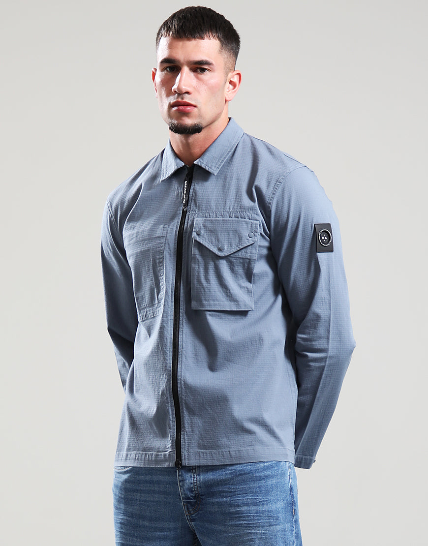 Marshall Artist Vena Overshirt Air Force Blue