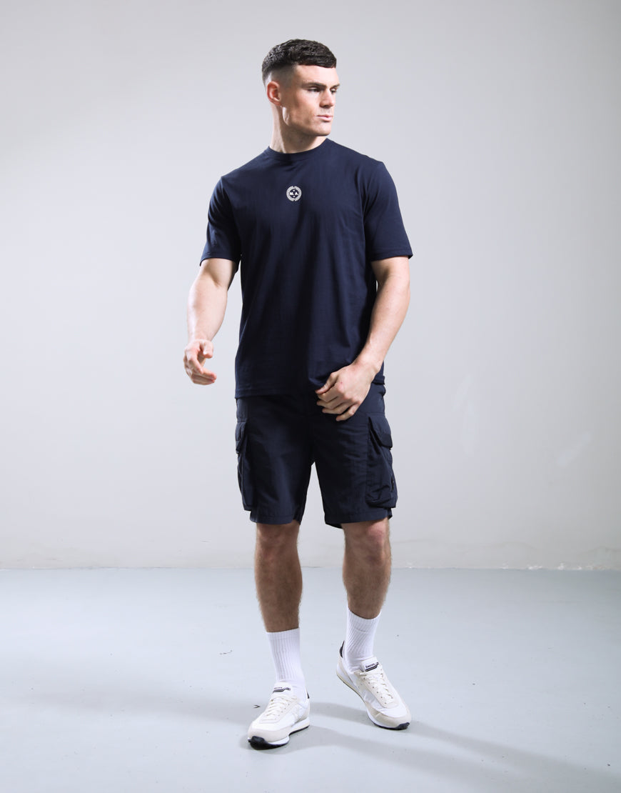 Marshall Artist World In Motion T-Shirt Navy