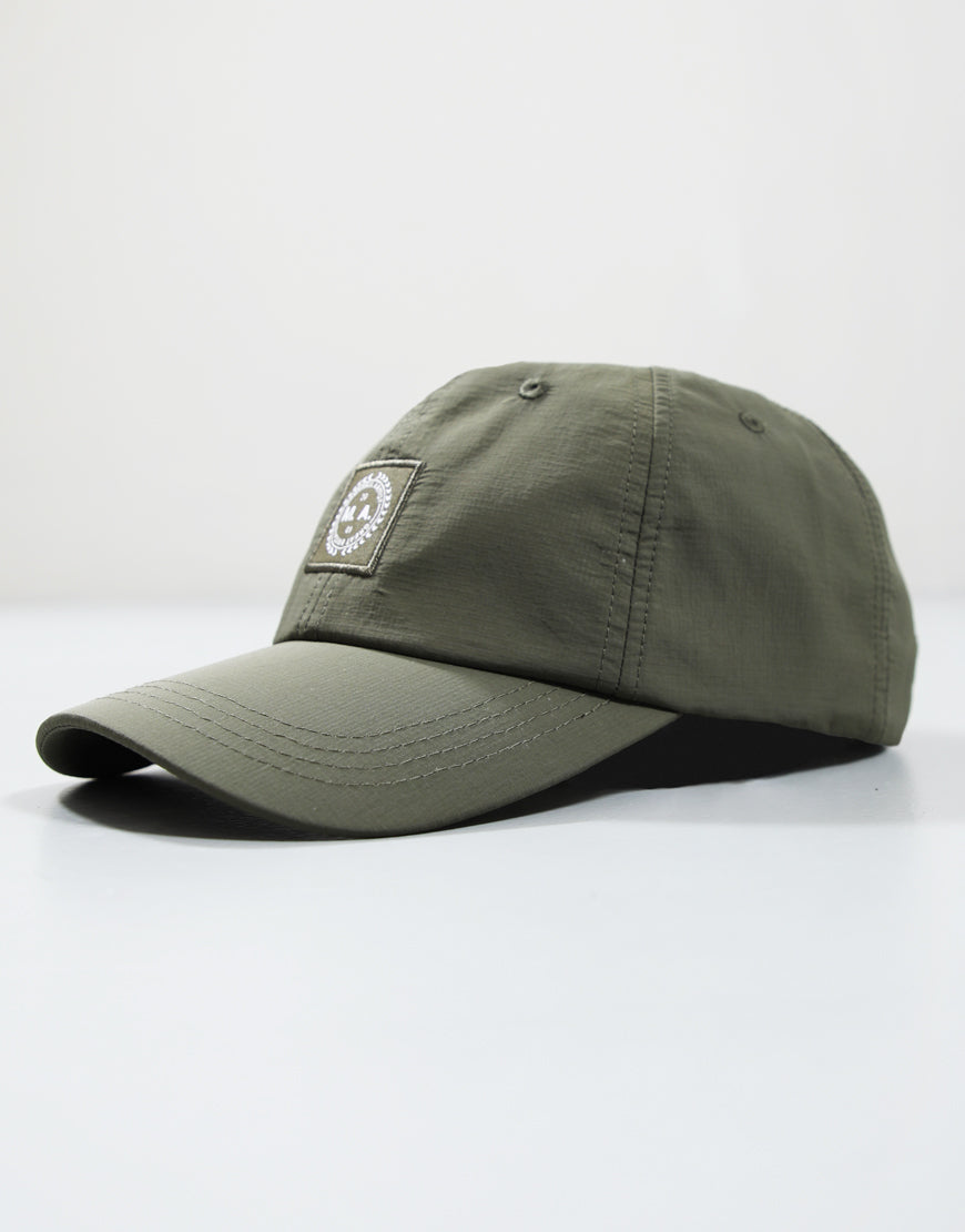 Marshall Artist Woven Badge Cap Khaki