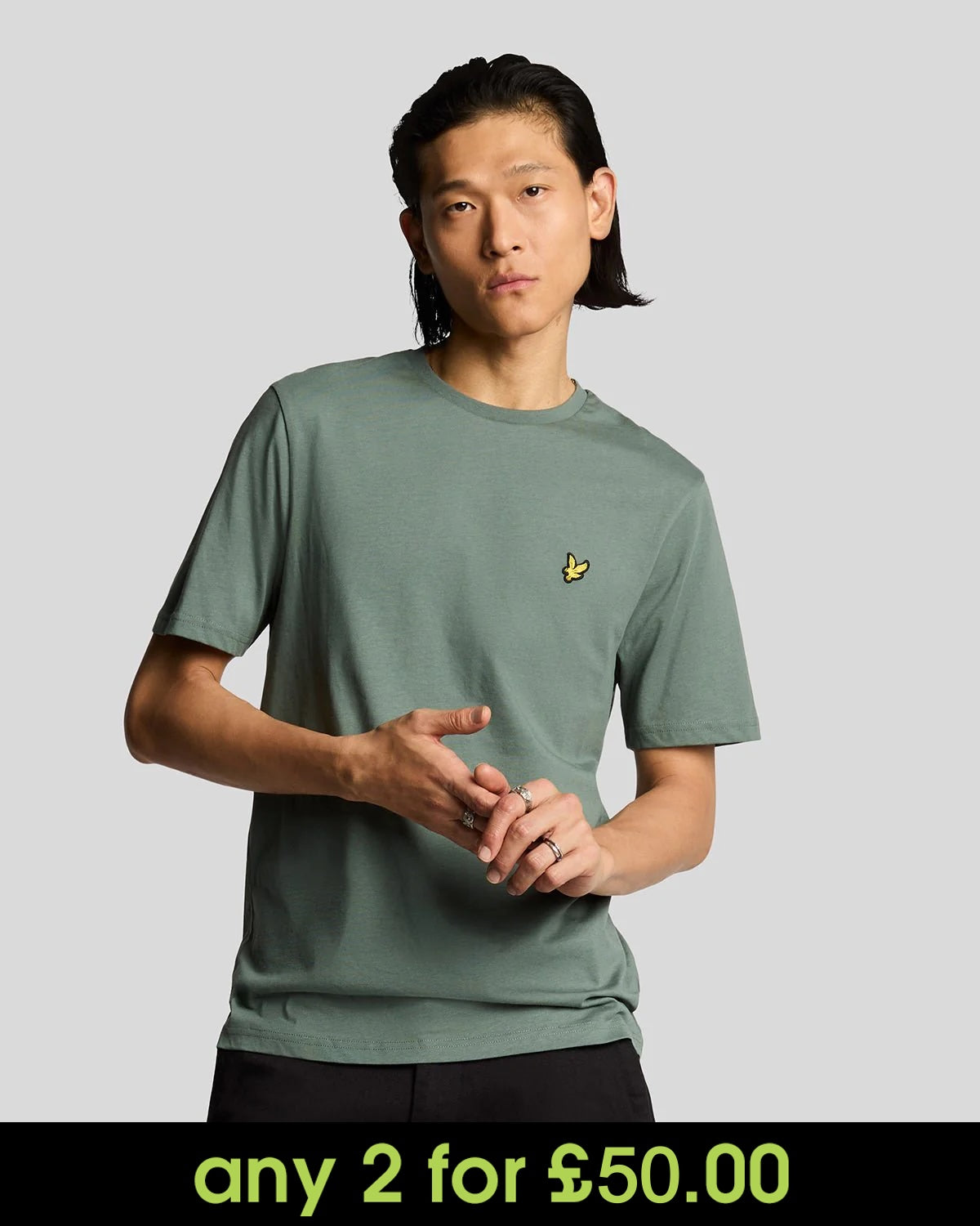 Lyle & Scott Plain T-Shirt Green Mercurial