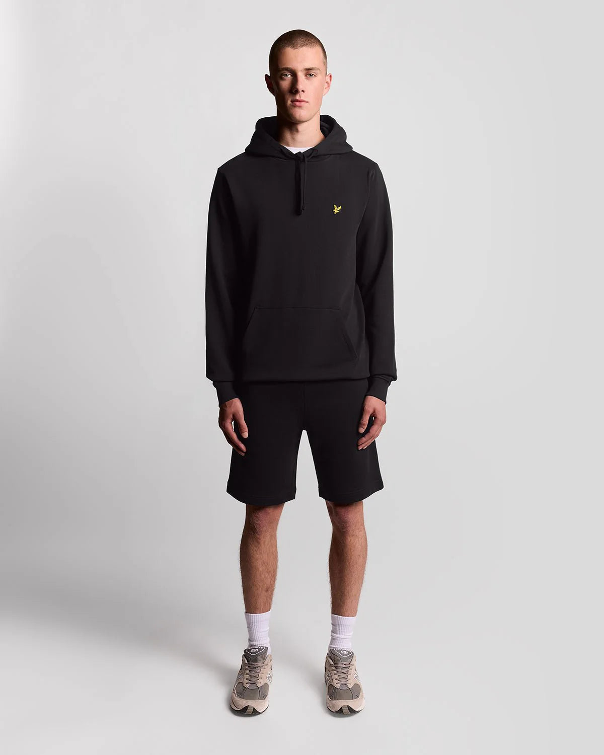 Lyle & Scott Cotton Sweat Short Jet Black