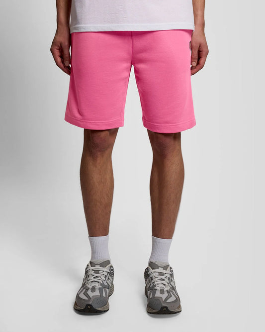 Lyle & Scott Cotton Sweat Short Hot Pink